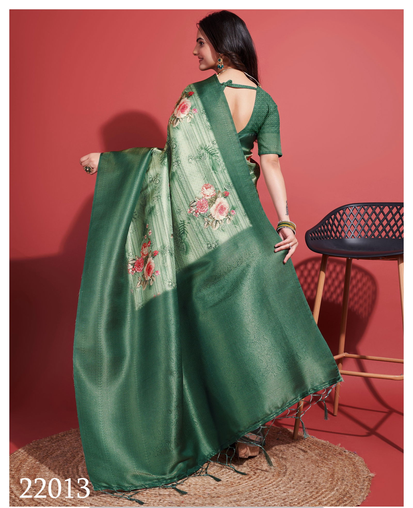 BK 8796 Dionne Vol 2 Pure Kuberapattu Digital Printed Sarees Wholesale Online